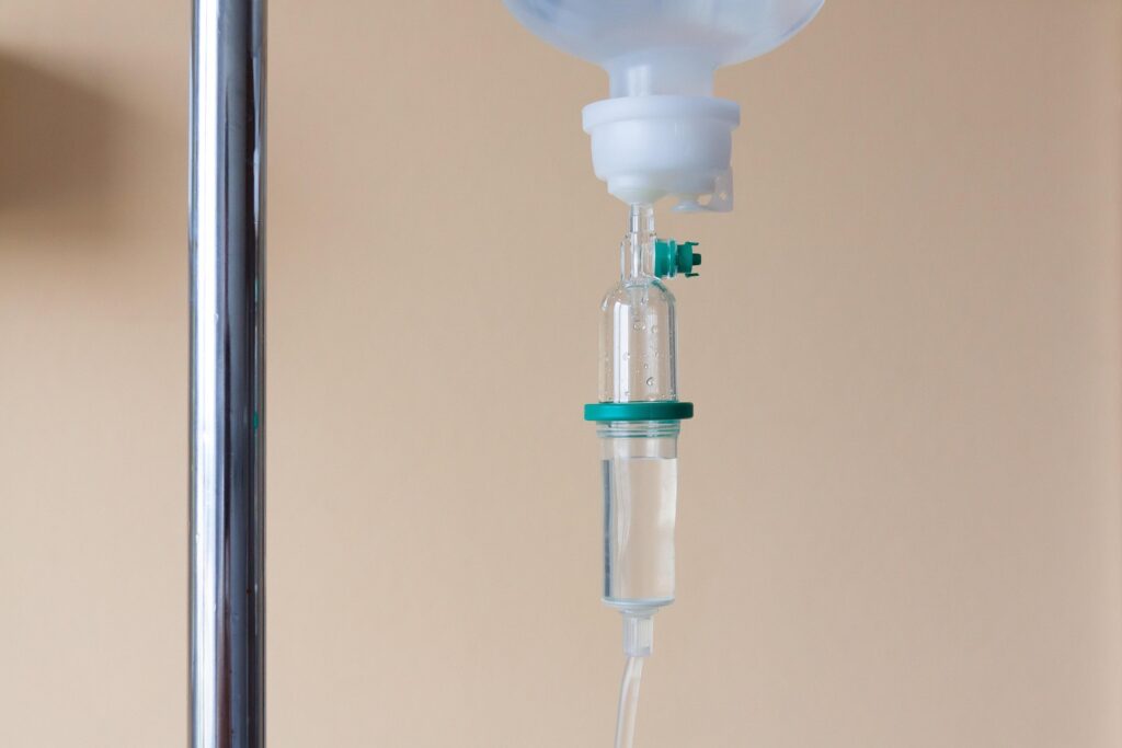 Perfusion en gros plan